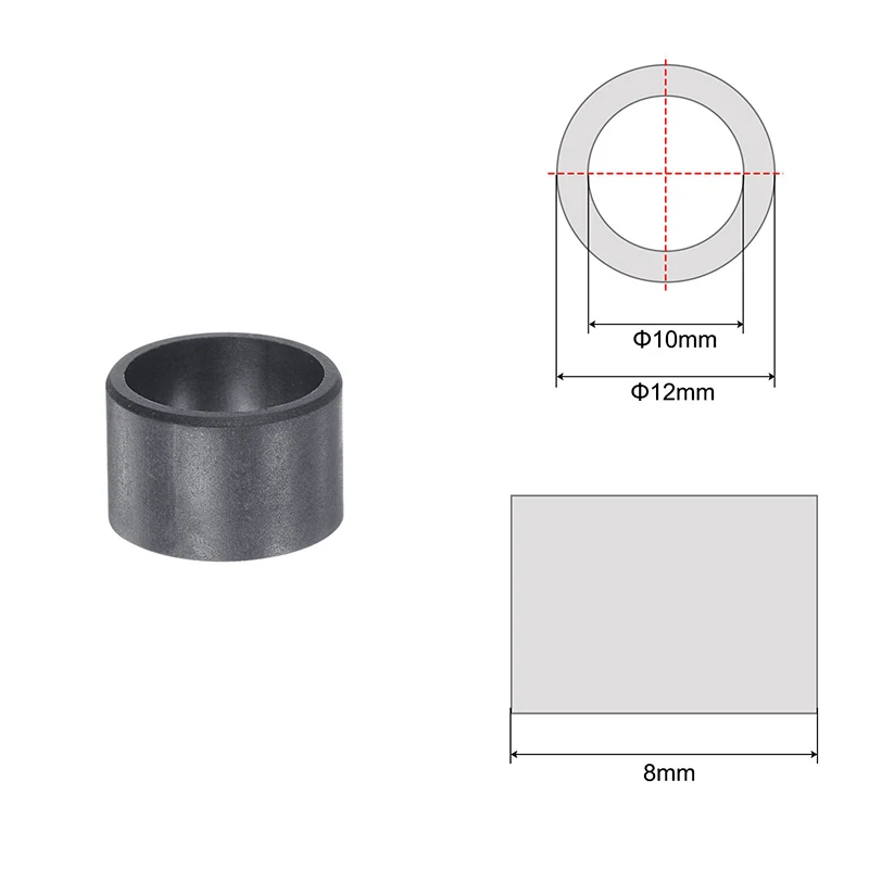 GSM-3034/0507/0608/0810/1012/1214 Oil Free Sleeve Bearings Pressure Resistance Plastic POM Wrapped Oilless Bushings 1/2/4pcs oil bearing brass copper bushing