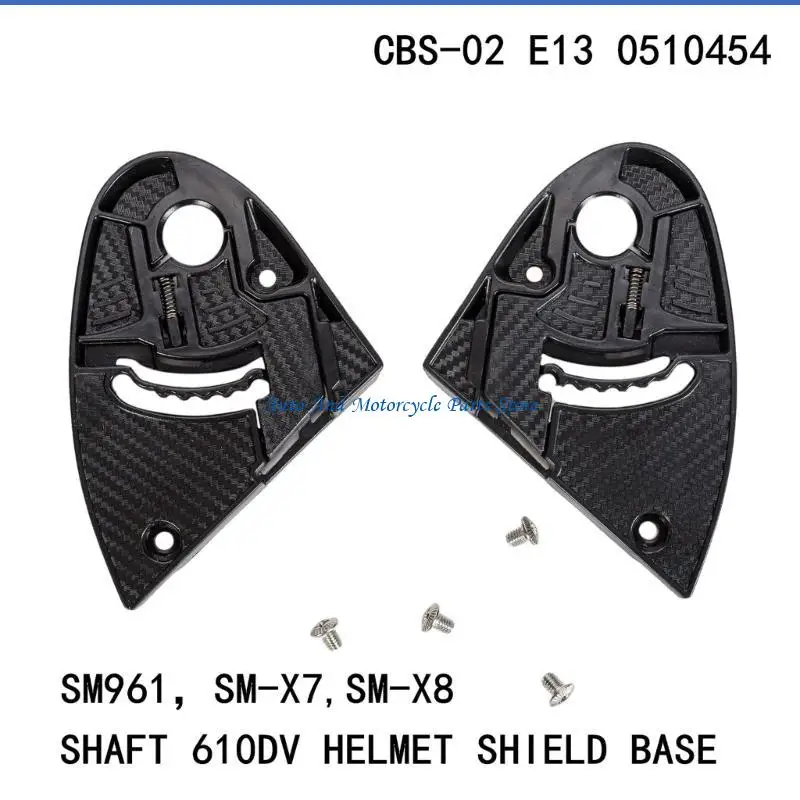 P9FD 1 Paar Helm Schild Getriebe Basis Objektiv Halter Halterung für GXT601 602 DV610 – Detail 1