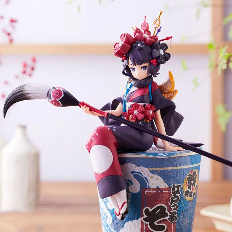 

Anime Figure Pvc Fate/Grand Order Fgo Press Cup Instant Noodles Beautiful Girl Model Ornament Cute Toys For Boys Girl Gift Manga