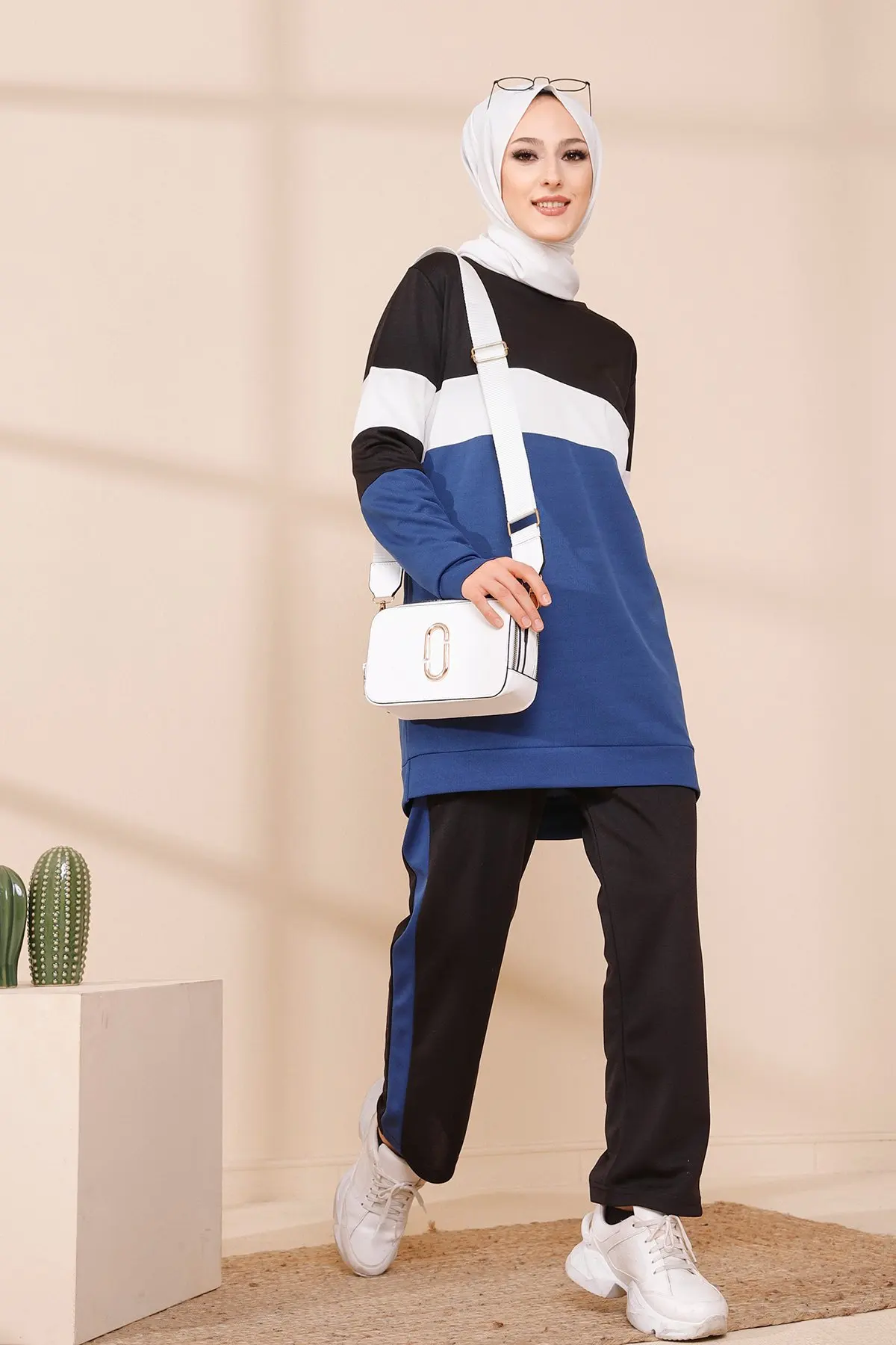 

Спортивные туники, брюки Kombin Saks, зимние и осенние модели 2021, длинный головной платок из Турции