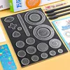 11/22pcs Spirograph Drawing Toys Set Interlocking Gears Wheels Geometric Ruler Drawing Accessories Creative Educational Kids Toy 2