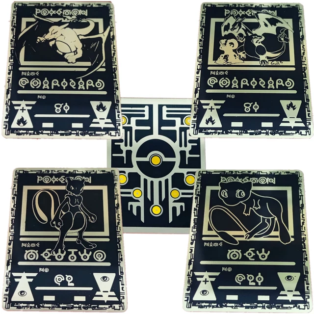 Shop Generic Pokemon Ancient Times Metal Gold Cards Mystical Unown Online