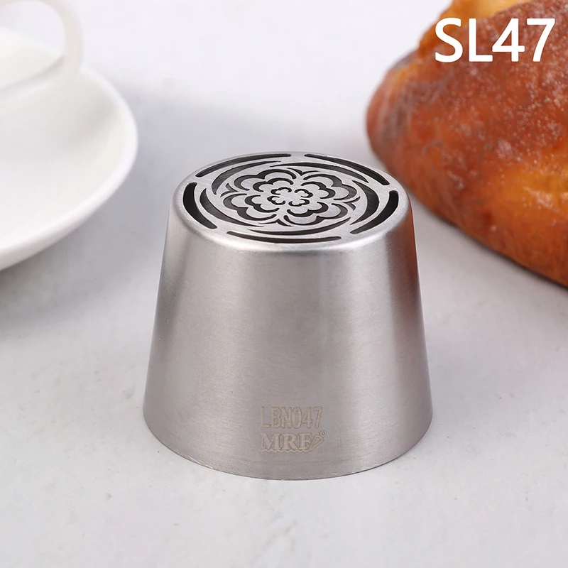 Stainless Steel XL Russian Style Flower Icing Tip Pastry Piping Nozzle #LBNO47