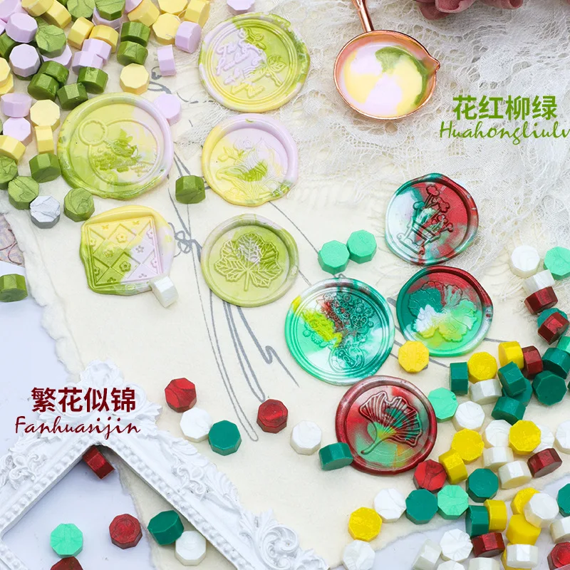 Mixed Colour Fire Paint Wax Granules for DIY Crafts