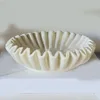 Unique Grooved Design Decorative Bowl Adds Elegance and Sophistication Perfect for Living Room Coffee Table Bookshelf 1