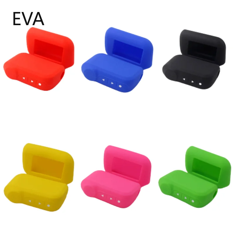 Silicone Auto Key Case for Starline A93 A63 Russian Version Two Way Car Alarm LCD Remote Controller Keychain Fob Cover