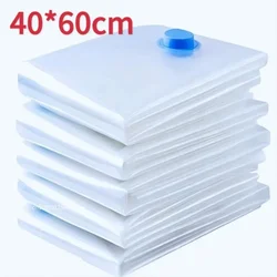Vacuum Storage Bags with Pump for Clothes - Large Compression Bags for Travel and Home Organization (40x60cm)