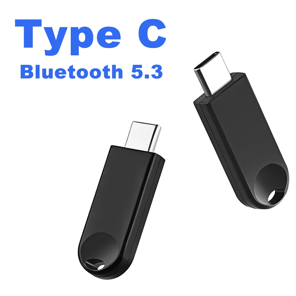 USBC Bluetooth Adapter BT 5.3 Transmitter Receiver Dongle Adaptador For Laptop Wireless Speaker Audio Receiver TypeC Transmitte bluetooth adapter bluetooth audio receiver bluetooth transceiver adapter audio adapter bluetooth aux adaptor