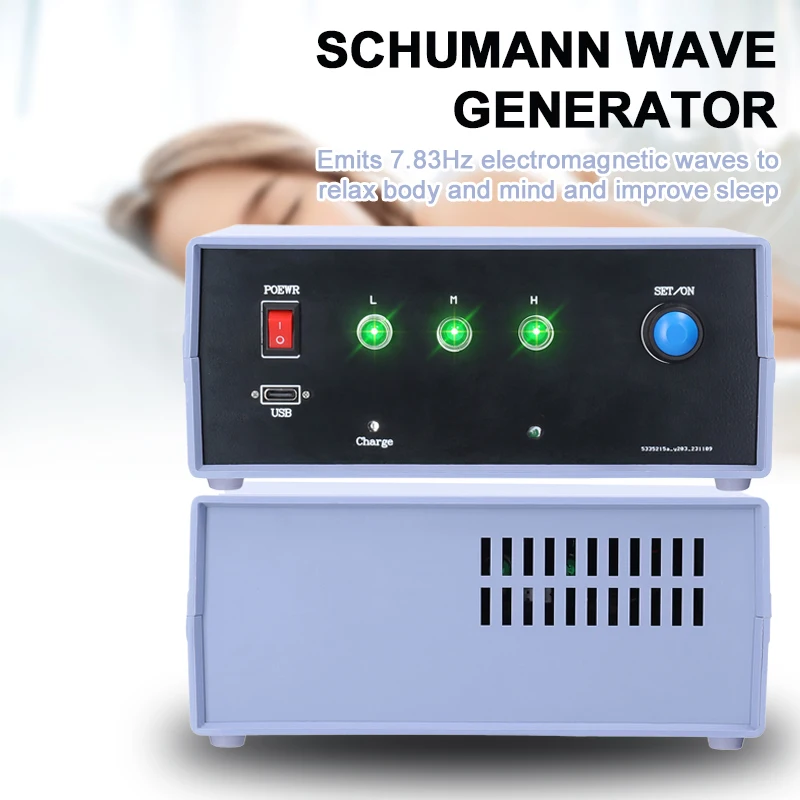 Generatore Di Risonanza Schumann 7.83Hz - Dispositivo Ricaricabile Per Relax E Sonno - Versione Aggiornata Con Batteria A Lunga Durata