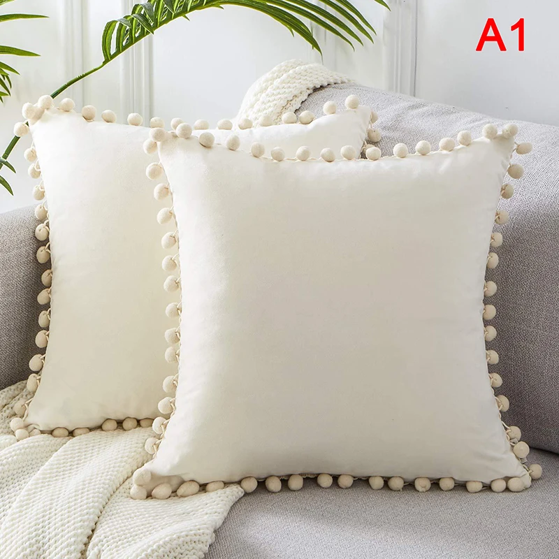 1PC Soft Velvet Cushion Cover Decorative Pillows Throw Pillow Case 45*45cm Home Decor 