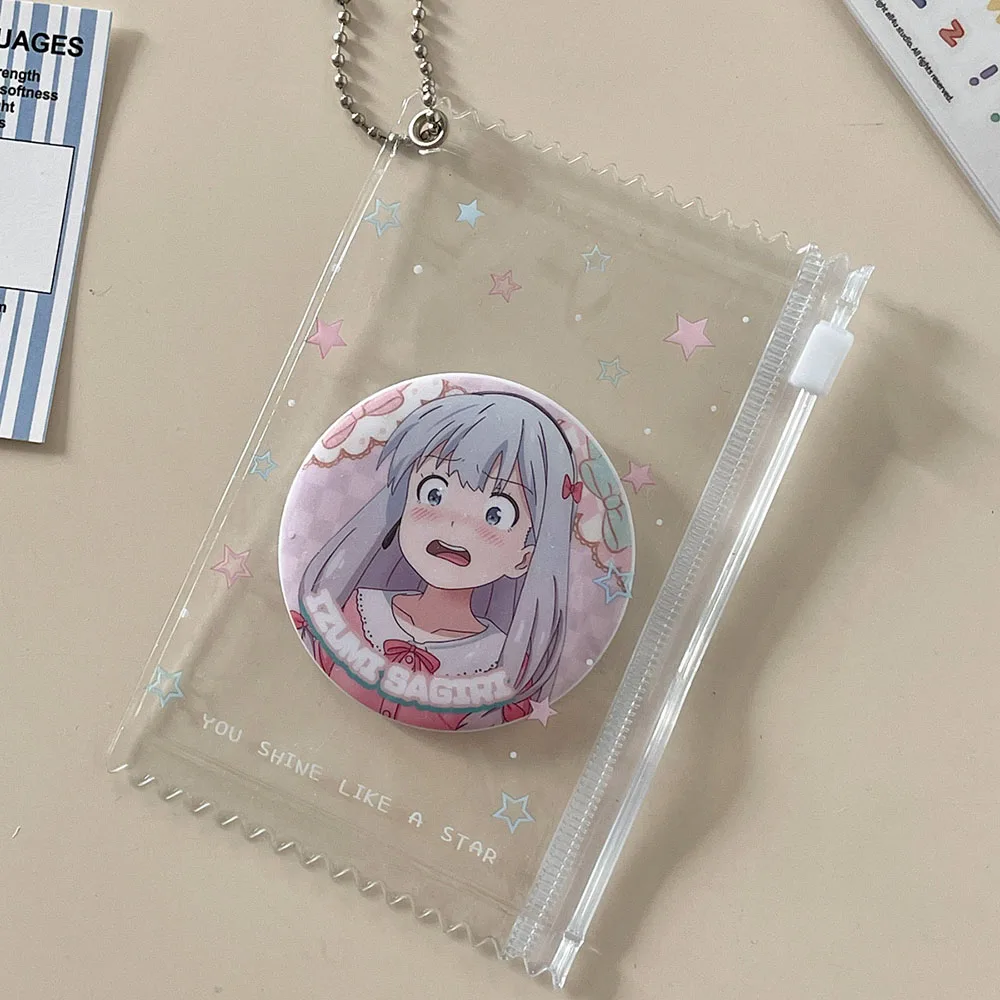 Card Protector Transparent Candy Bag Card Sleeves Photocard Holder Props Badge Storage Display Bag Pendant Idol Card Films Game Cards