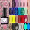 ROSALIND Glitter Shiny Gel UV Polishes Gel Varnishes 8ml Semi Permanent Base Top Coat Hybrid Soak Off Nail Art Beauty 80 Colors 2