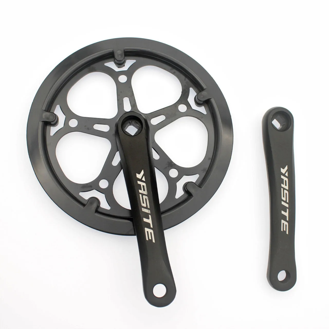 42T 48T 52T 170mm 152MM Single Speed Foling Bike Crankset Road Crank Set Hollow Tooth Plate Sprocket Parts | Спорт и развлечения