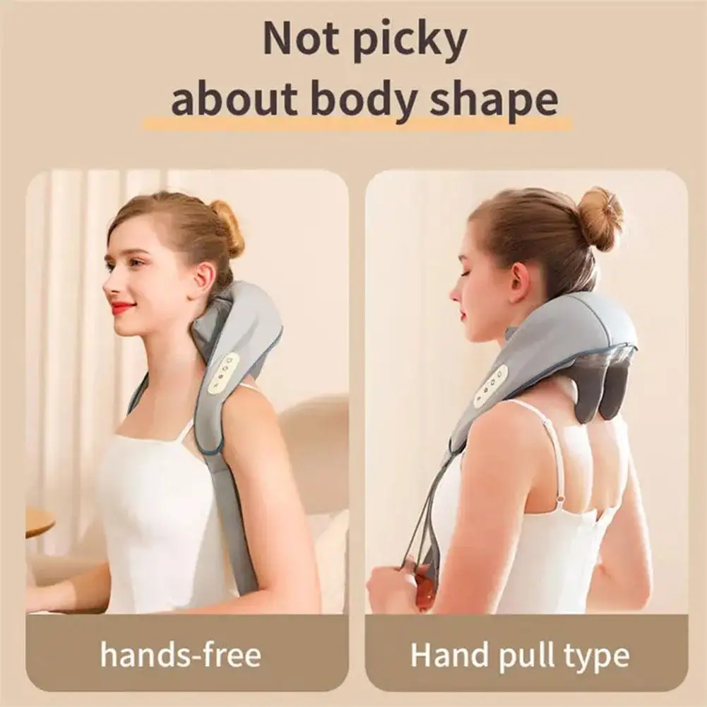 Shiatsu Back Neck Shoulder Massager Simulate Human Hand Grasping