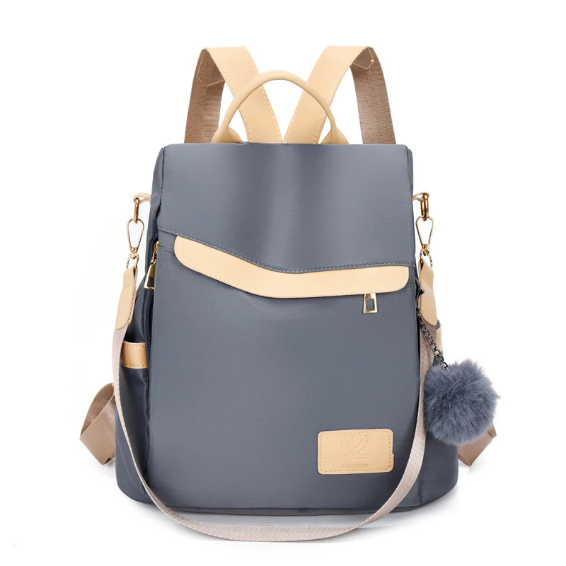 

Waterproof Oxford Cloth Women Backpack Anti-theft Backpack Woman Light Weight Nylon Travel Backpack Fashion School Shoulder Bags