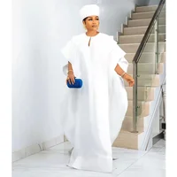 Satin African Dresses for Women 2025 New Fashion Loose Muslim Dress Boubou Robe Africa Dashiki Evening Party Gown Abaya Kaftan