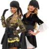 2pcs/set Pirate Cosplay Costume Hat Head Scarf Belt Medieval Renaissance Vintage Pirates Women Men Headband Waist Belt 4