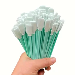 Precision Cleaning Wipes - Lint - Free Polyester Tips with Plastic Handle, Ideal (50pcs)