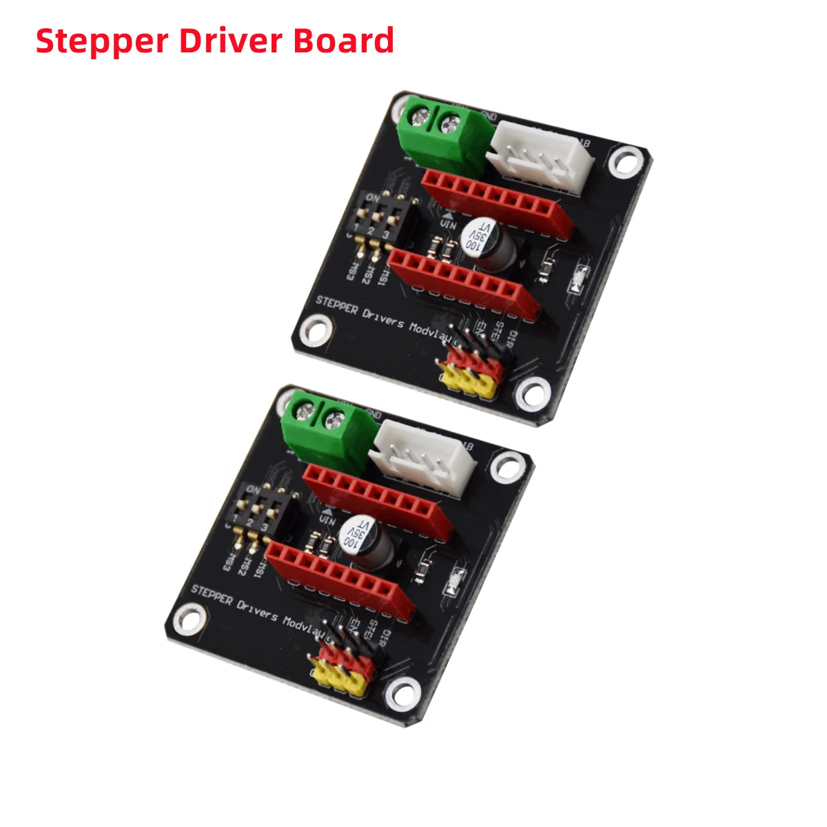 DRV8825 ARCELI 2Pcs 3D Printer Stepper Motor Driver Control Extension Shield Board para A4988 