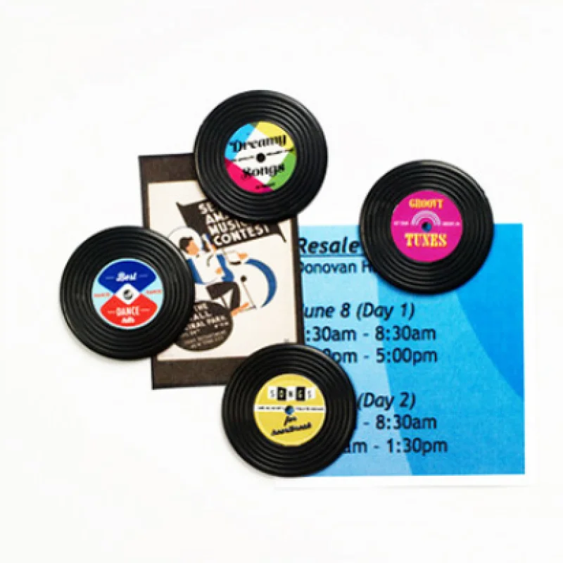 Retro Cassette Record Set Decorative Refrigerator