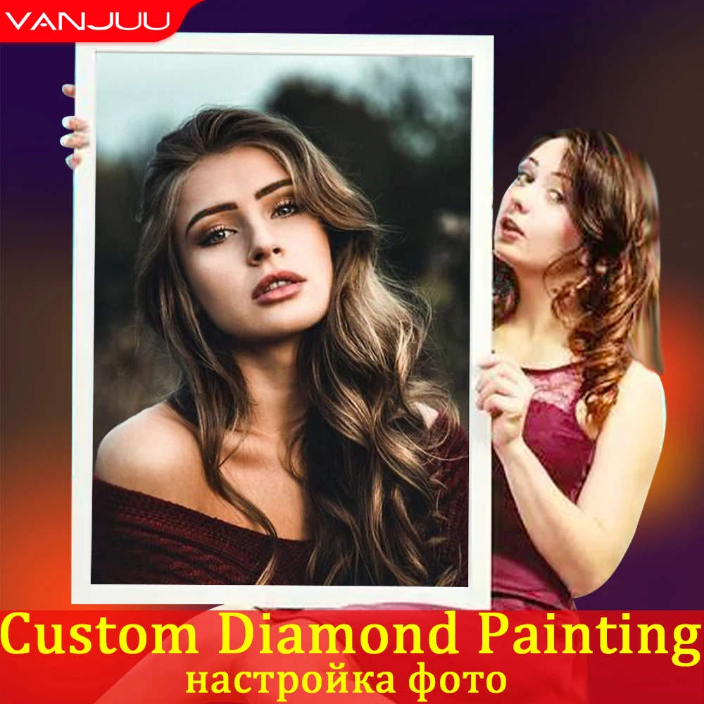 Diamond Painting Personalizzato 5D - Kit Con Foto 30x40cm, Regalo Creativo Fai Da Te - Foto 6