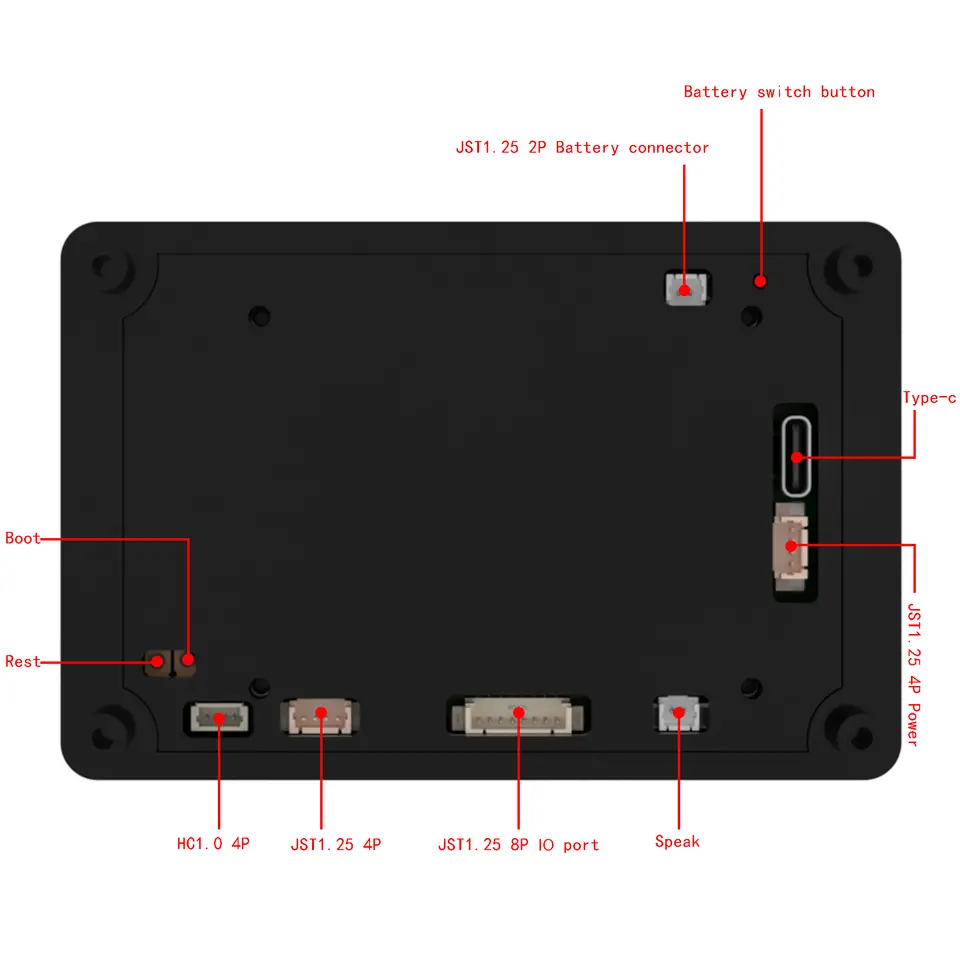 ESP32-S3 3.5-inch capacitive touch IPS module 8M PSRAM 16M FLASH Arduino LVGL development 320 * 480 image 6