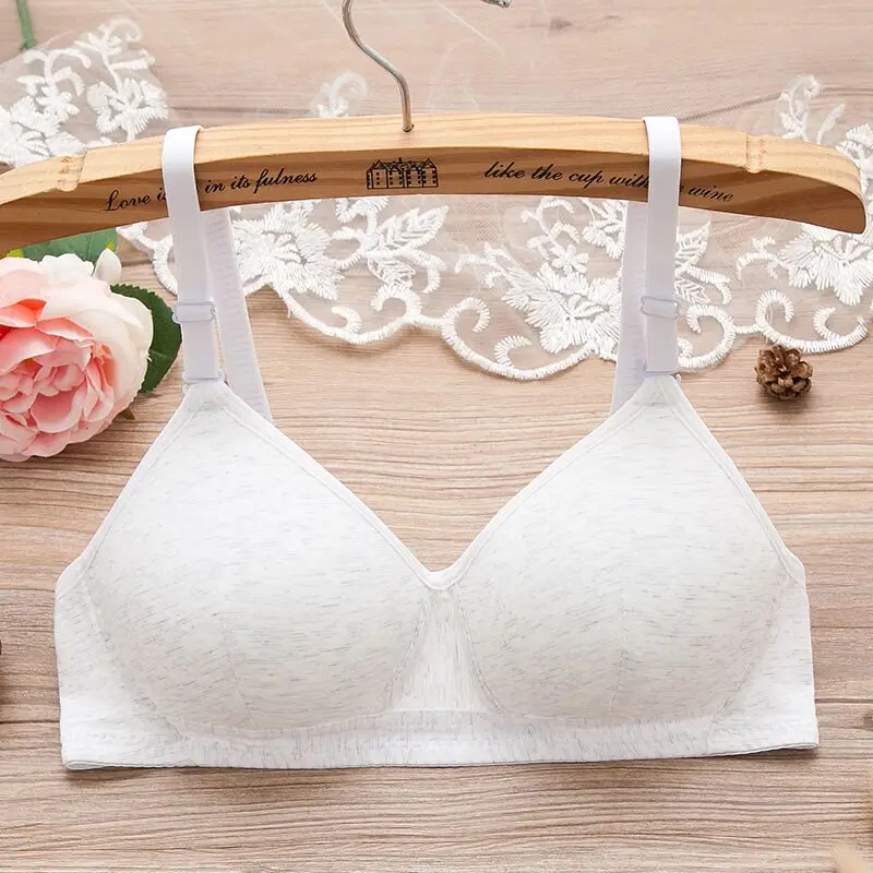 Girls Tube Top Training Bra Wireless Thin Cup Bra Fashion Comfortable Teenage Underwear Teenage Girls Clothing 14 16 Years