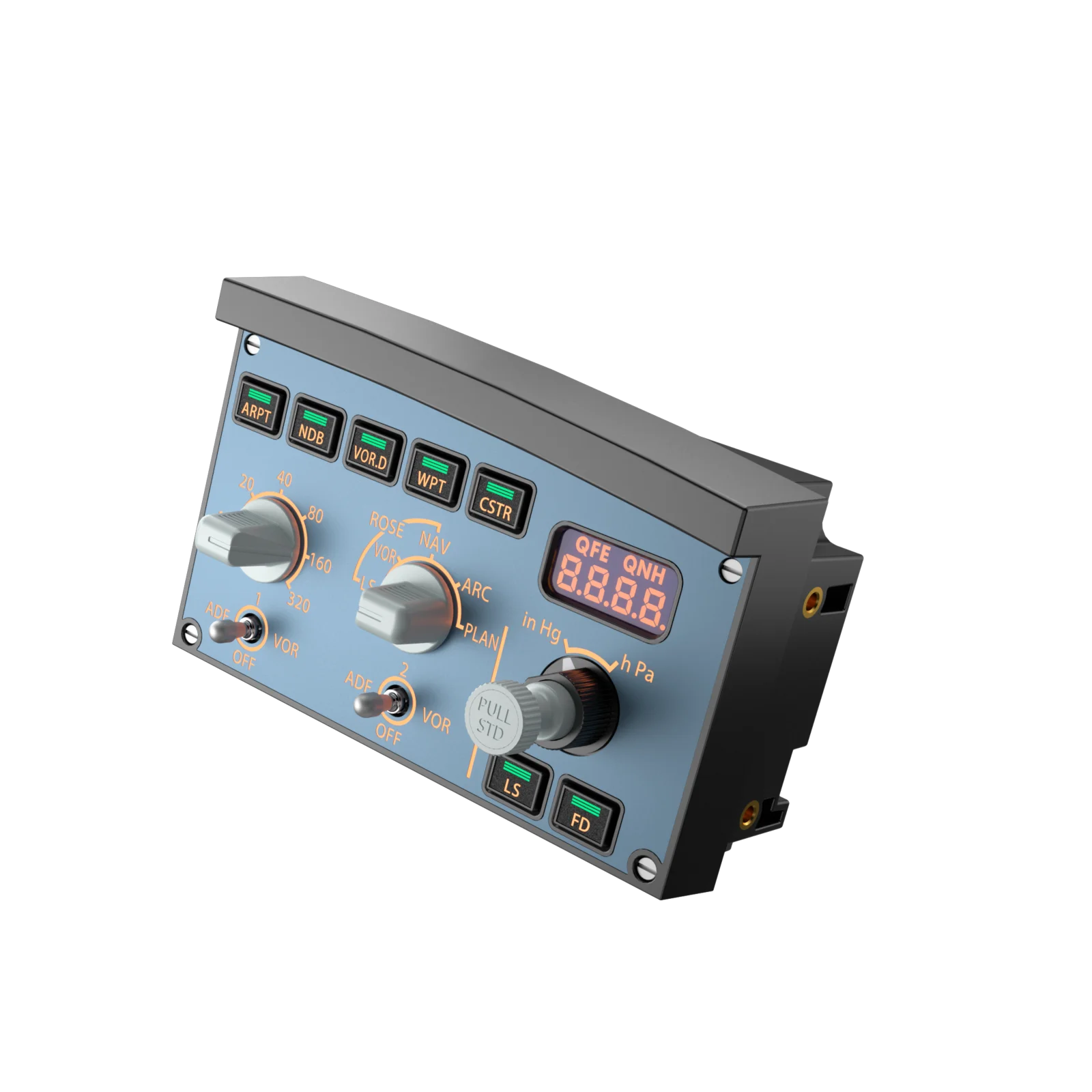 Yisheng full-size simulation A320 EFIS control panel Supports X-Plane MSFS