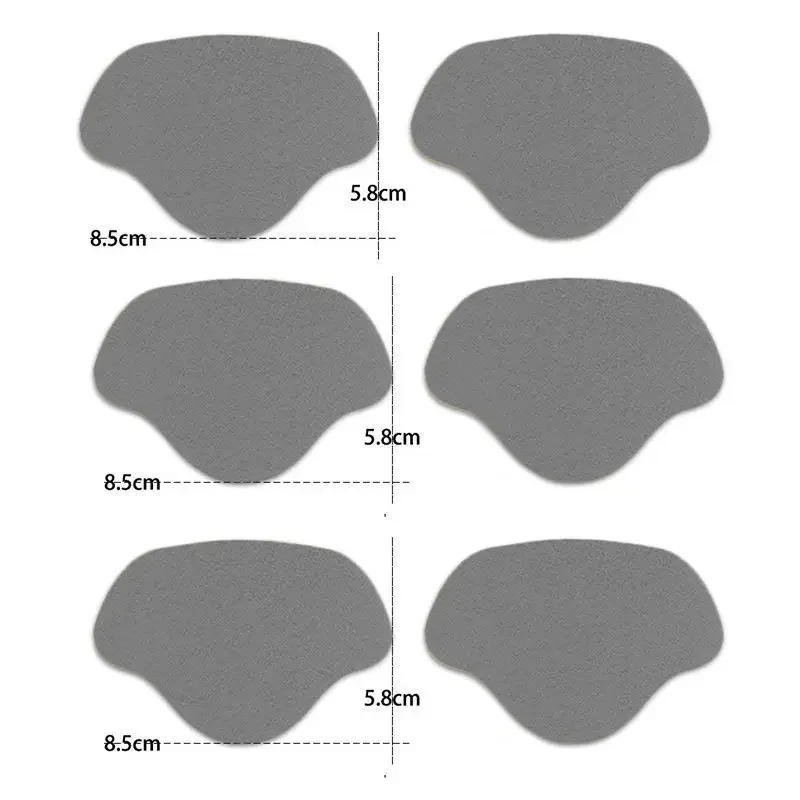 6Pcs Sports Shoes Repair Stickers Heel Protector Anti-Wear Sneakers Protector Adhesive Patch Repair Shoes Heel Foot Care