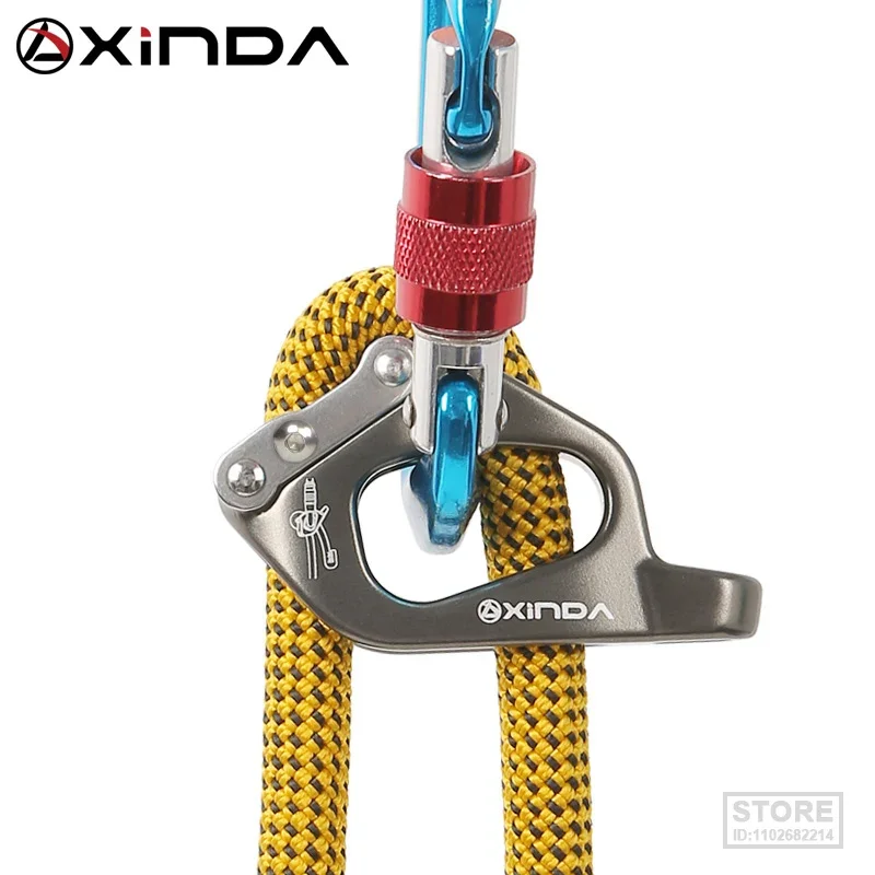 

XINDA High Quality Adjust Cowstail Positioning Lanyard Adjuster For Ascending Descending Rock Climbing SRT Caving