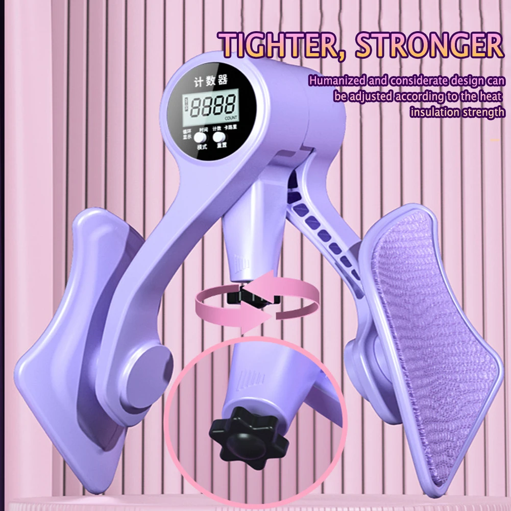Muscle trainer Digital Hip Trainer Pelvis Recovery Firmness Training Leg Muscles Trainer Leg Exerciser Thigh Exercise