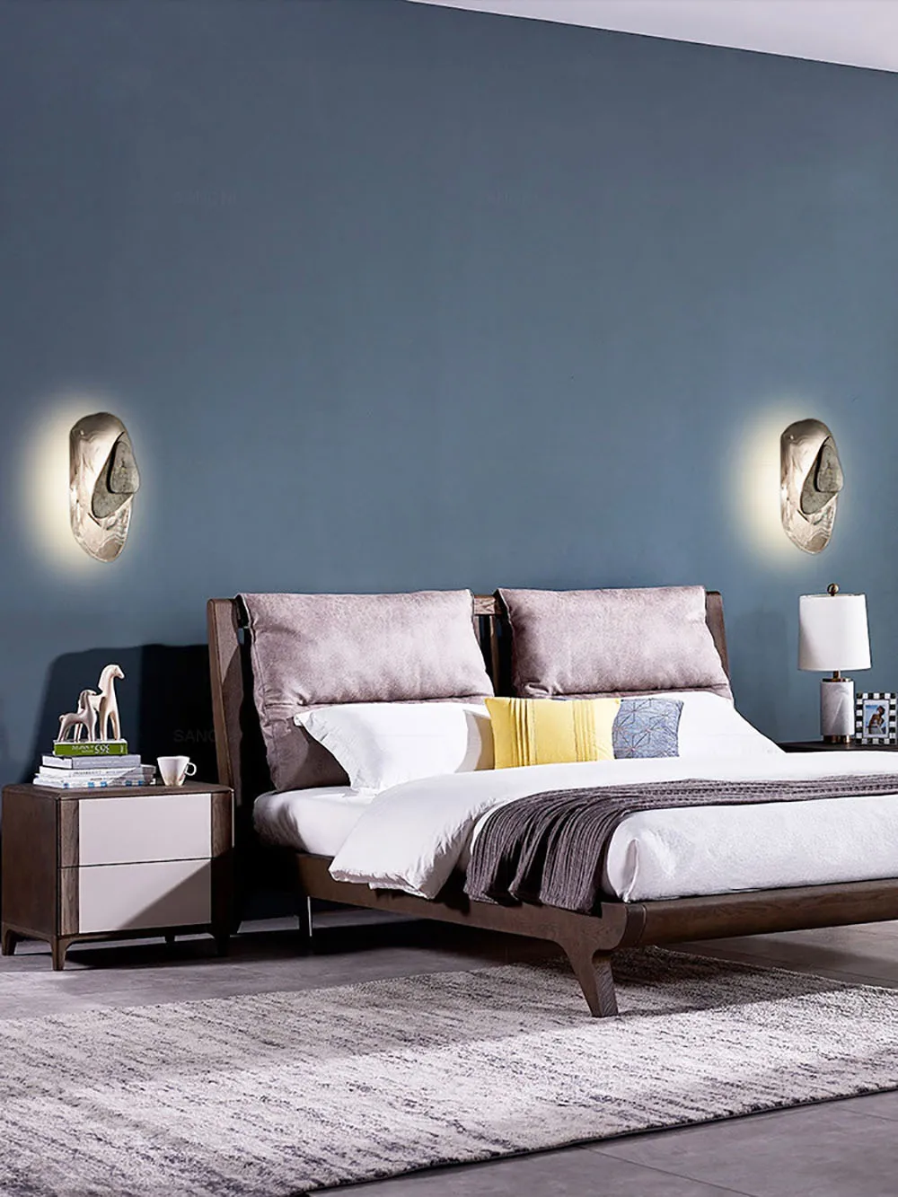 Modern LED Wall Lamp Bedside Sconce for Living Room Bedroom Background Aisle Entrance Stairs Patio Home Decor Lighting Fixture
