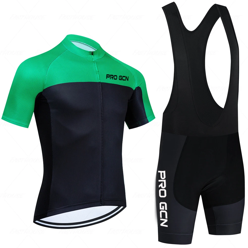 PRO GCN Team Bicycle Clothing Men New Road Bike Wear Racing Clothes Breathable Cycling Jersey Set Ropa Ciclismo Maillot