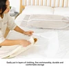 Clothing Dust Cover Transparent Thickened Washable Dust Bag PEVA Household Dust Cover Coat Suit Cover Hanging Pocket A 2