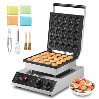SucceBuy Electric Waffle Maker 25PCS Mini Dutch Pancake Maker Dorayaki Machine Waffreras Kitchen Home Appliance Snack Gaufriers 1