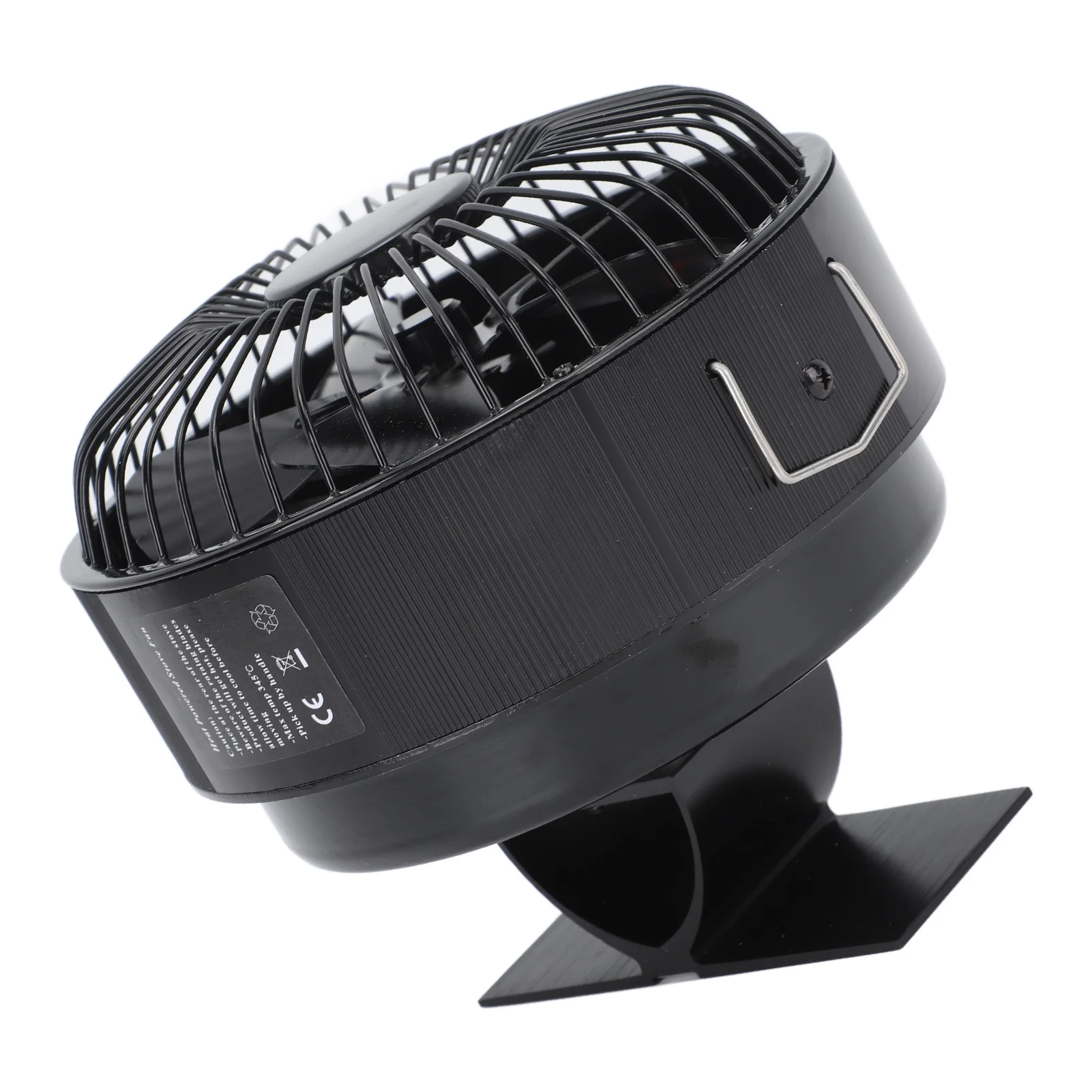 Round Fireplace Fan Heat Powered Stove Fan Aluminum Alloy Wood Burner Kerosene Stove Household Accessories stove fan