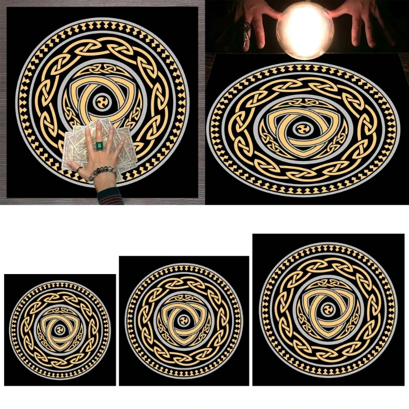 

Square Altar Board Game Cards Pad Rune Table Cloth Metaphysical Board Game Mat Drop Shipping