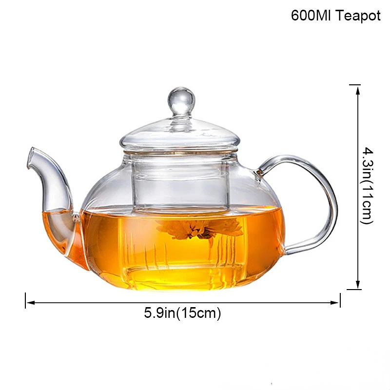 Flower teapot 600ml