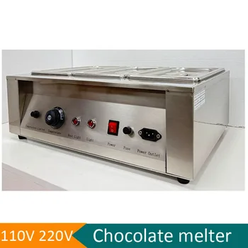 New Product Heating Chocolate Melter 3 Pot Cheese Tempering Machine Hot Pot Boiler Immersion Pot Warmer Chocolate Warming 1