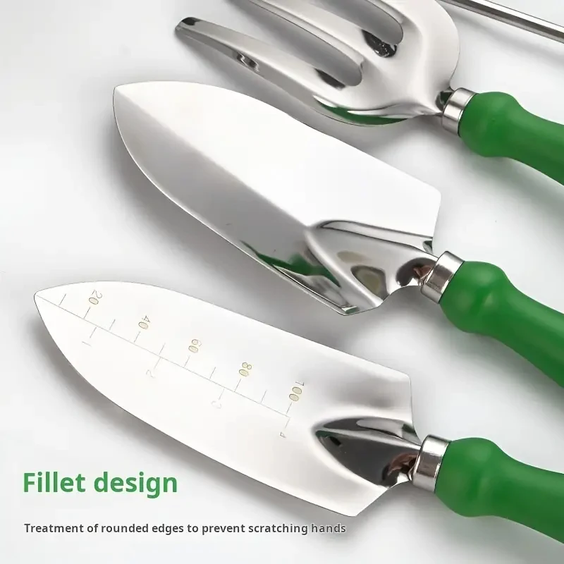1pack Gardening Tool, Including Shovel, Hoe, Rake, And Fork, For Planting Vegetables And Flowers Digging Soil