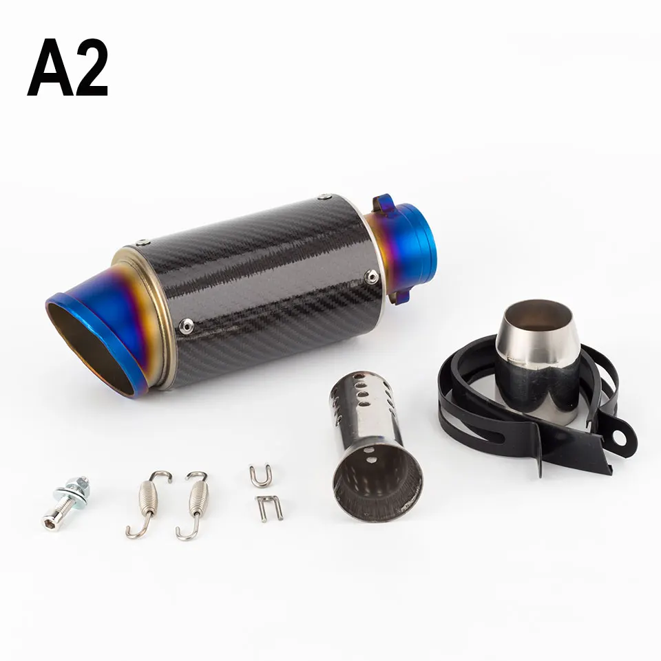 36-51mm Motorcycle exhaust with DB killer AR exhaust muffler for ZX6R GSX1300R Z1000 NINJA650 CBR650 CBR1000RR KLX VERSYS 1000 - Image 6