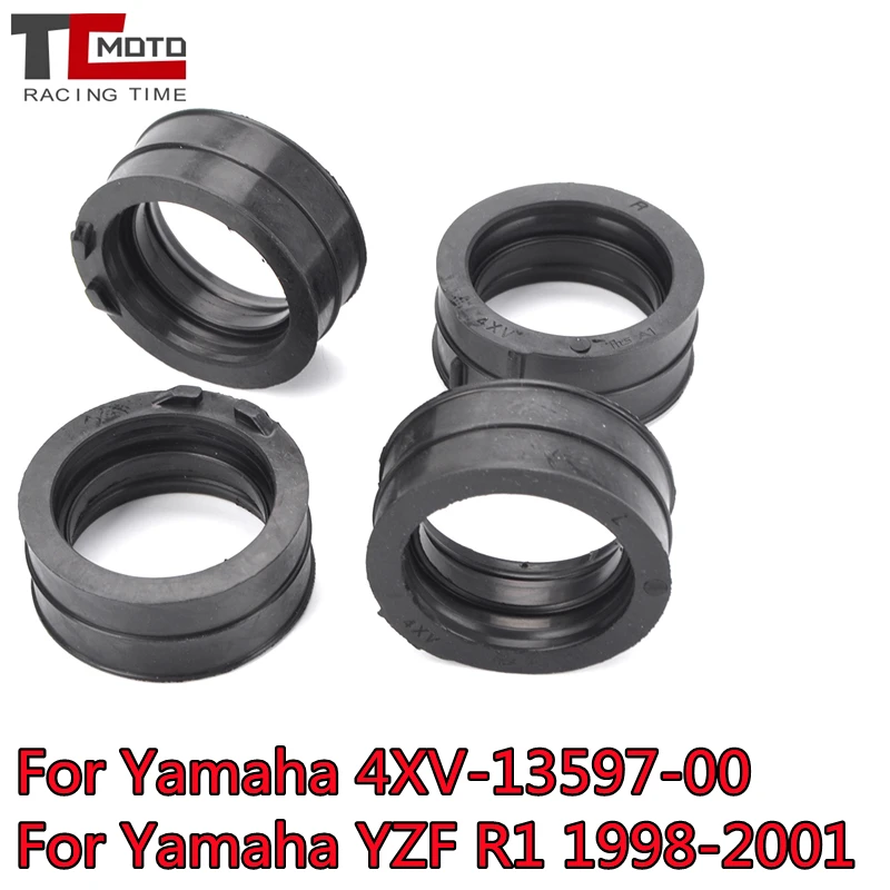 Motorcycle Parts Carburetor Interface For Yamaha YZF R1 YZFR1 1998-2001 Carburetor Pad Plastic Intake Manifold 4XV-13597-00