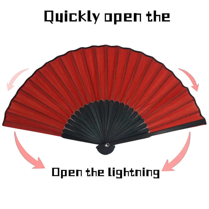 Appearing Fan Magic Tricks Magician Stage Street Illusions Gimmicks Mentalism Props Folded Fan Opened Automatically Magia