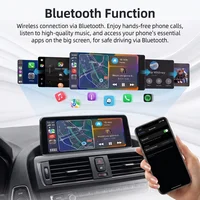 Autoradio sans fil CarPlay Android Auto Bonroad 10,25 pouces pour BMW Série 1 2 3 4 F20 F21 F23 F30 F31 F32 F33 F34 F35 F36 2013-2017 5