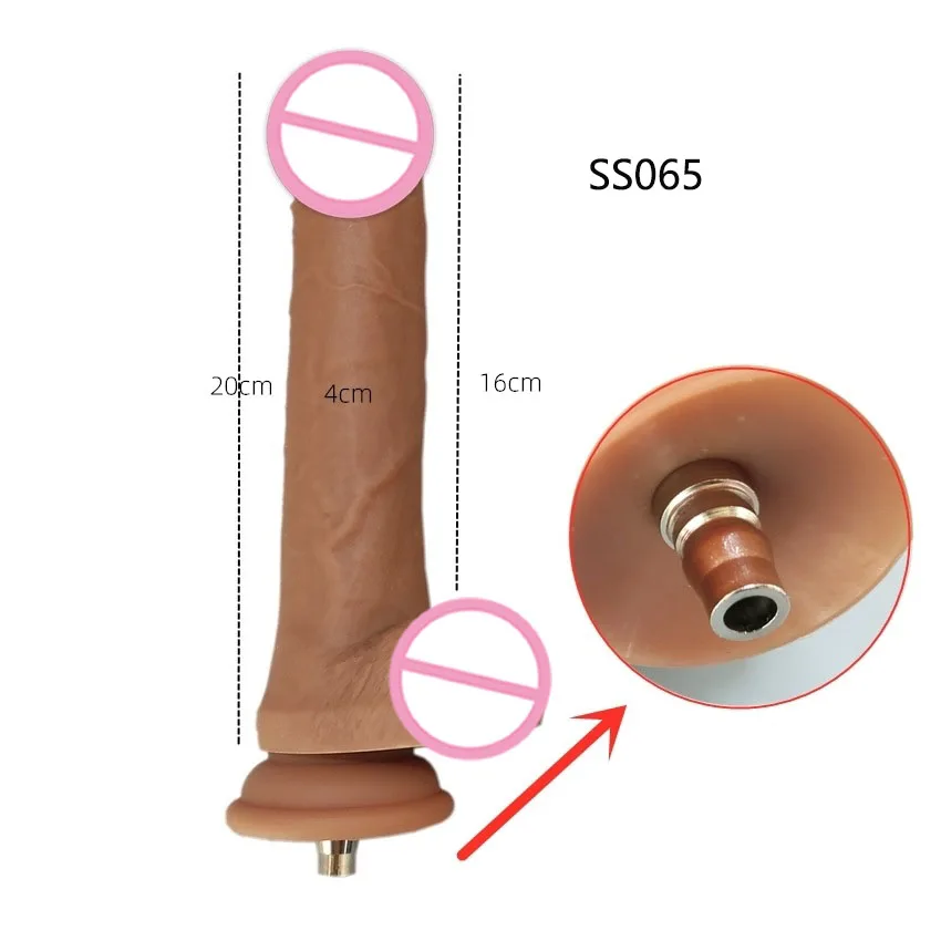 Sex Machine Attachment Skin friendly Liquid Silicone VAC-U-Lock Dildos-For Women