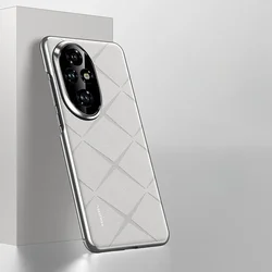 Fashionable Ultra-Thin Leather + PC Camera Protection Cover for Honor 200 Pro (WHITE)