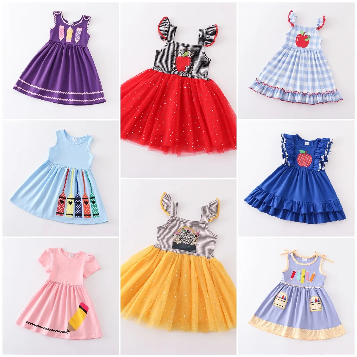 KIDS DRAWSTRING MAXI DRESS WITH BOW STRAPS OTTOMAN DYNASTY main image 0