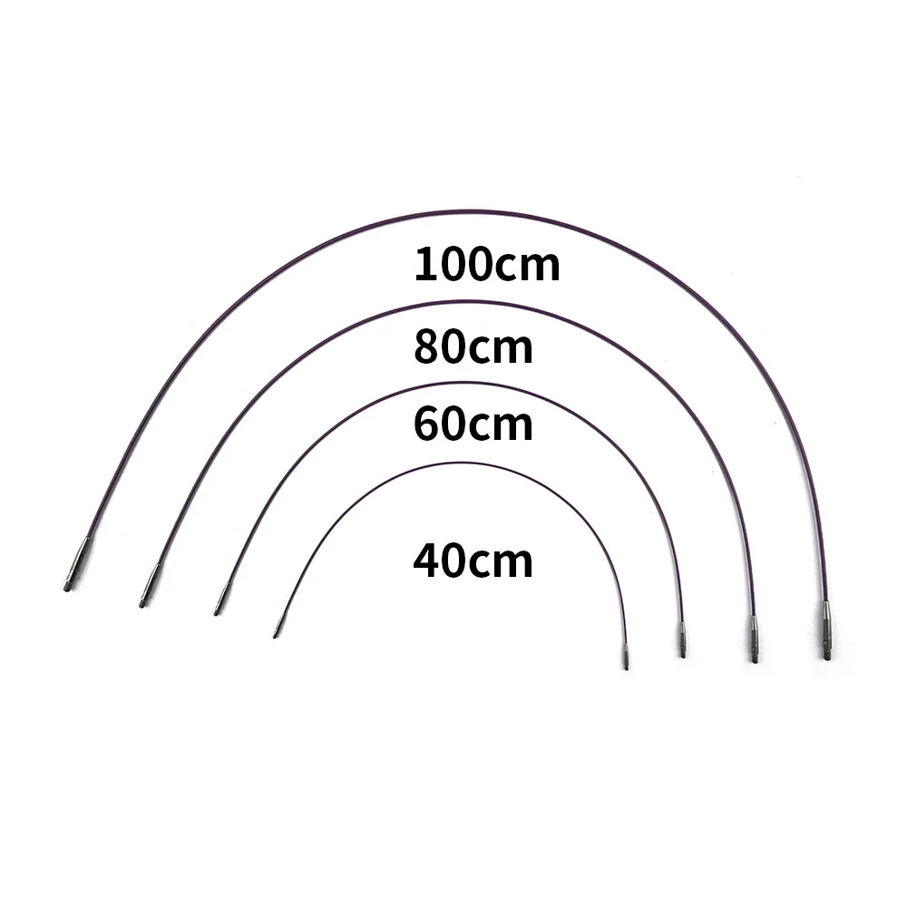Interchangeable knitting needles crochet hook aluminum circular knitting needles set weaving yarn craft sewing tools