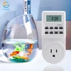 US AU UK EU Plug Digital Weekly Programmable Electrical Wall Plug-in Power Socket Timer Switch Outlet Time Clock 220V 110V AC 2