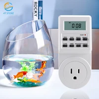US AU UK EU Plug Digital Weekly Programmable Electrical Wall Plug-in Power Socket Timer Switch Outlet Time Clock 220V 110V AC 2